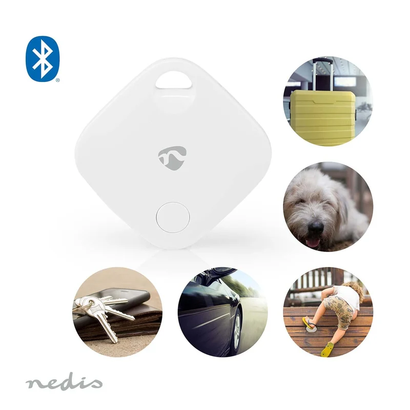 Keyfinder Geschikt voor: Apple Find My App - Batterij Gevoed - 1x CR2032