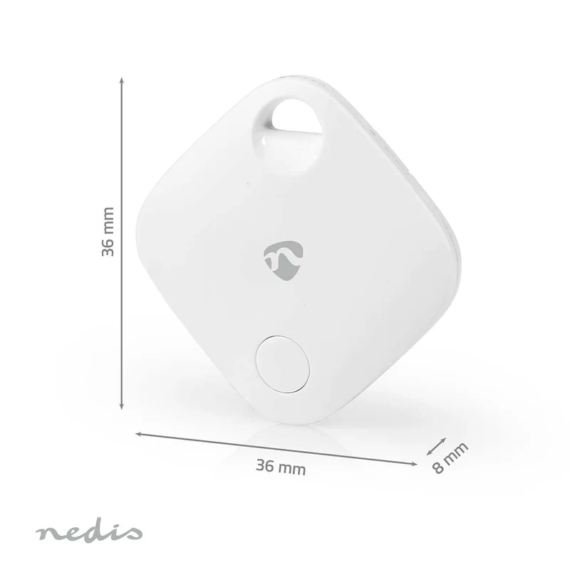 Keyfinder Geschikt voor: Apple Find My App - Batterij Gevoed - 1x CR2032
