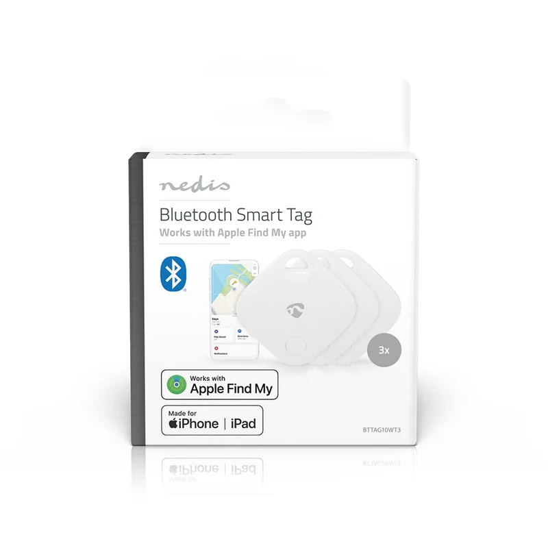 Keyfinder Geschikt voor: Apple Find My App - Batterij Gevoed - 1x CR2032