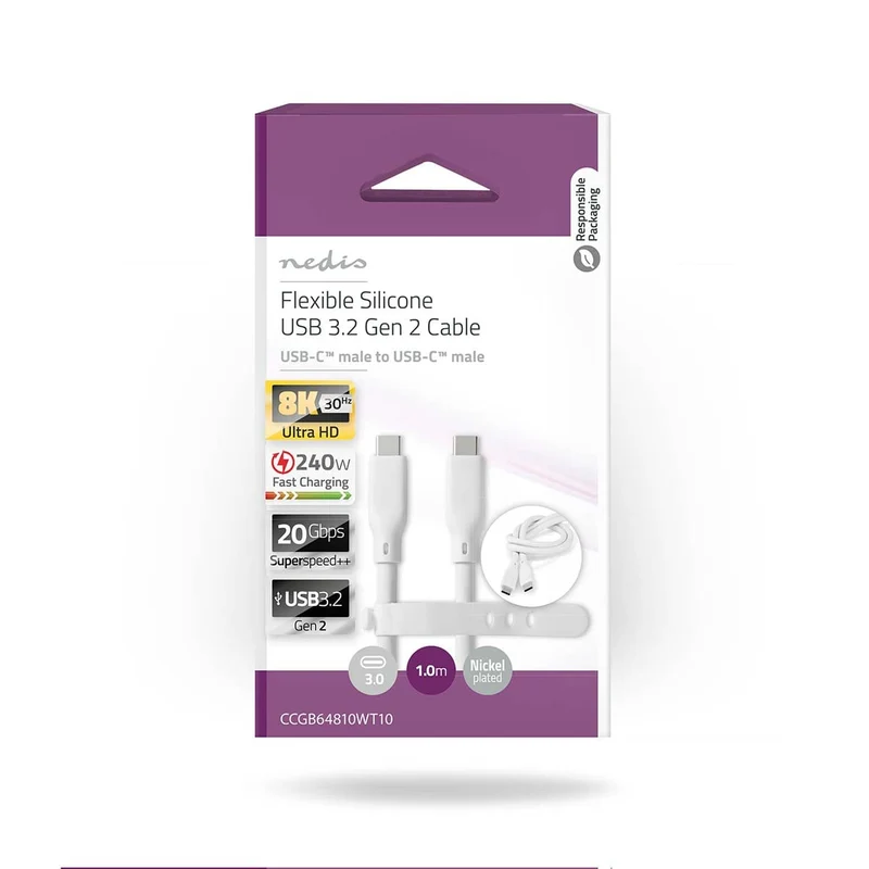 USB-Kabel USB 3.2 Gen 2 - USB-C™ Male - USB-C™ Male