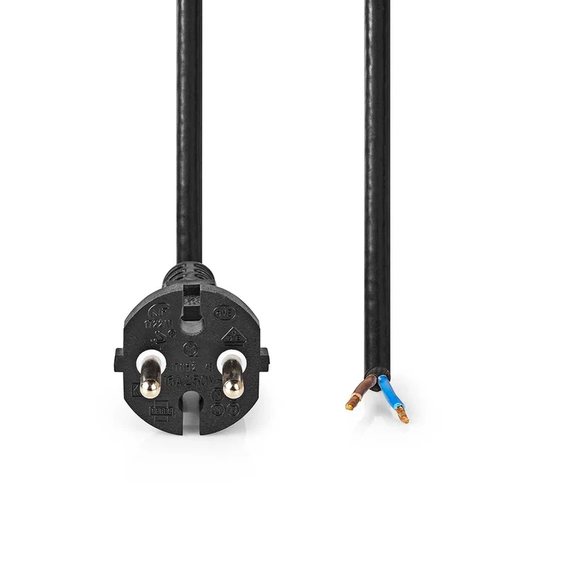 Stroomkabel voor Stofzuiger Euro / Type-C (CEE 7/17) - 250 V AC - 16A