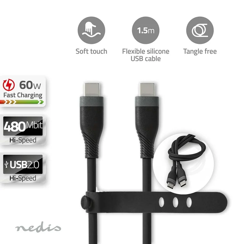USB-Kabel USB 2.0 - USB-C™ Male - USB-C™ Male