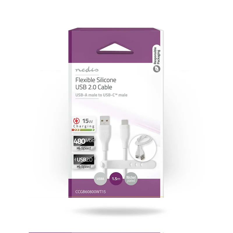 USB-Kabel USB 2.0 - USB-A Male - USB-C™ Male