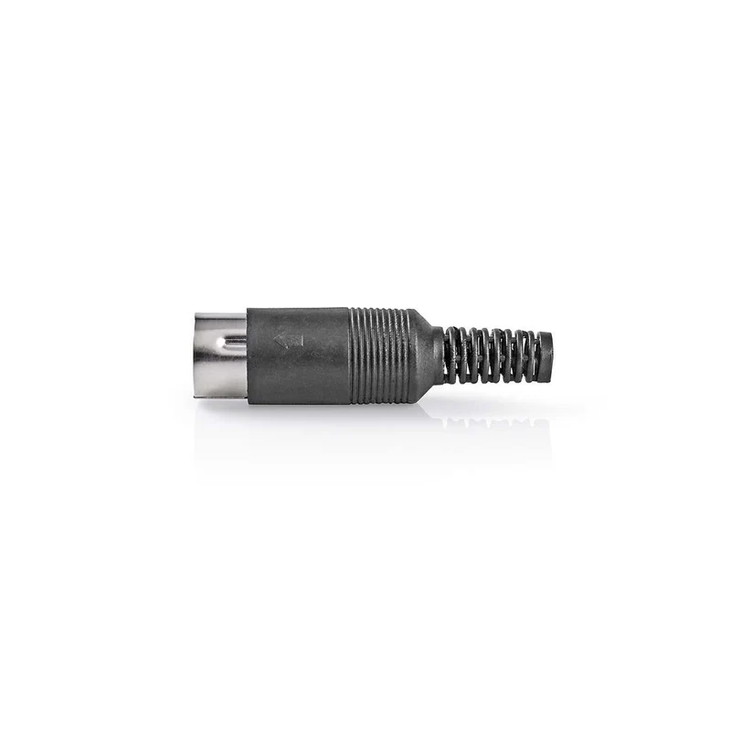 DIN-Connector Recht - Male - Vernikkeld