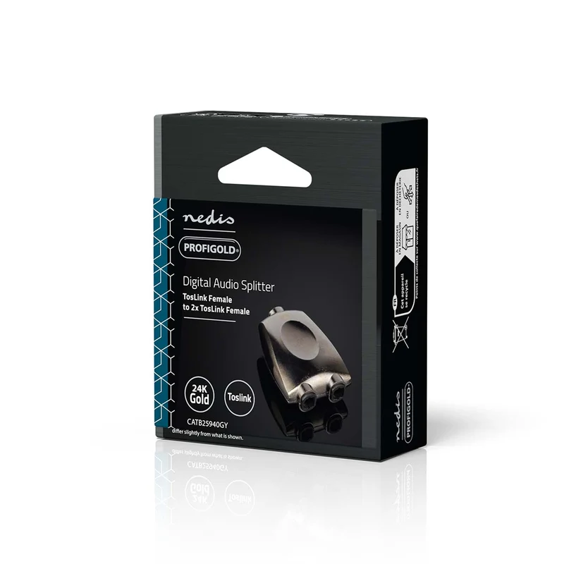 TosLink-Adapter Toslink Female - 2x TosLink Female - Splitter