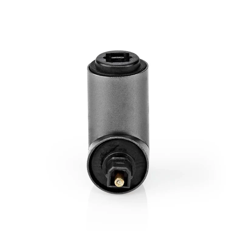 TosLink-Adapter Toslink Female - TosLink Male - 90° Gehoekt