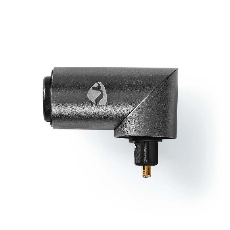 TosLink-Adapter Toslink Female - TosLink Male - 90° Gehoekt