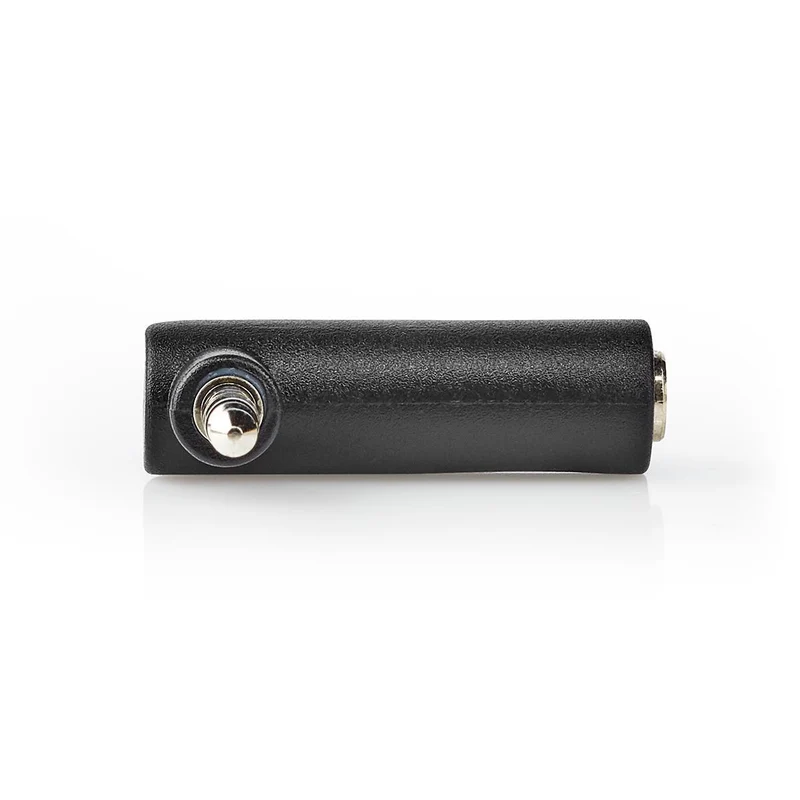 Stereo-Audioadapter 3,5 mm Male - 3,5 mm Female - Vernikkeld