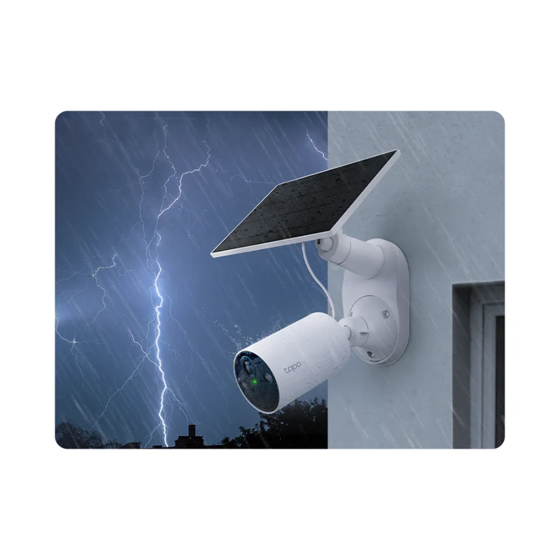 TP-Link Outdoor Security WiFi Câmera c/ bateria + painel solar - TAPO TC82KIT