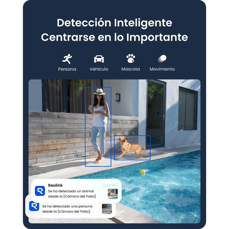 Reolink Camara Autónoma a Bateria c/ Painel Solar Wireless de 8MP e 4K com Focos de Luz - Reolink Argus PT Ultra