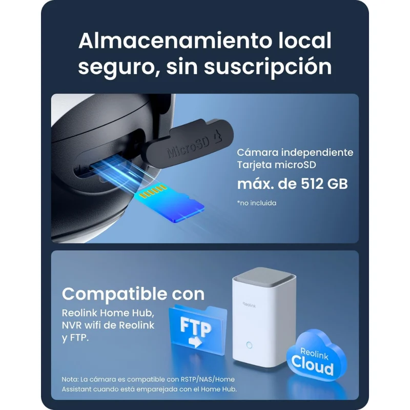 Reolink Camara Autónoma a Bateria c/ Painel Solar Wireless de 8MP e 4K com Focos de Luz - Reolink Argus PT Ultra