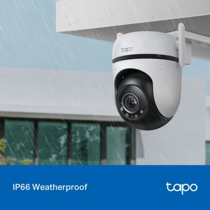 TP-Link - Câmera Exterior Inteligente IP66 WiFi Pan/Tilt 2K - TAPO C520WS