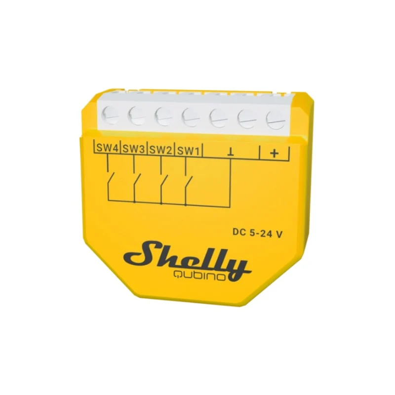 Shelly Qubino Z-Wave i4 DC – Módulo Z-Wave