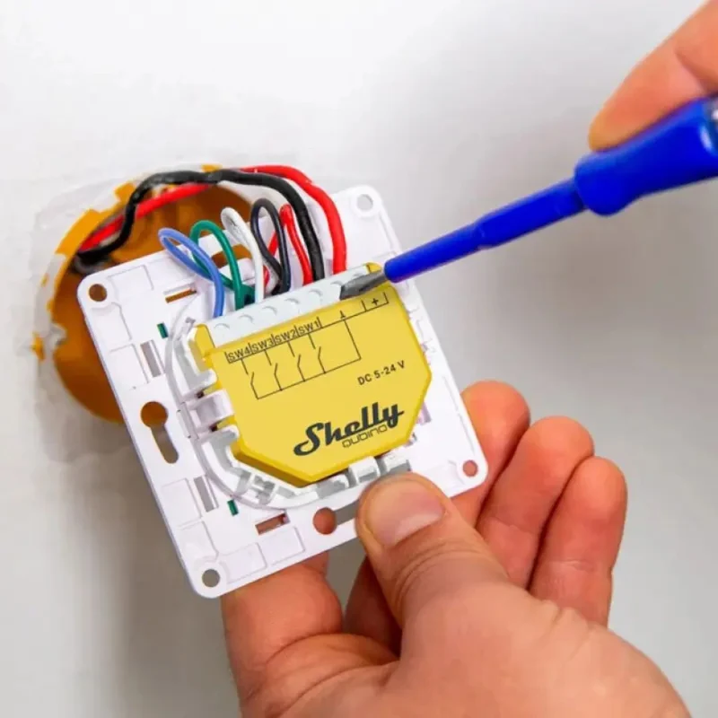 Shelly Qubino Z-Wave i4 DC – Módulo Z-Wave