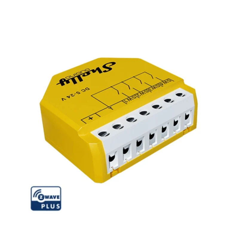 Shelly Qubino Z-Wave i4 DC – Módulo Z-Wave