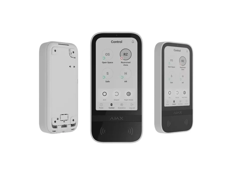 Ajax Keypad Touchscreen Branco - Ajax KEYPADTOUCHSCREEN
