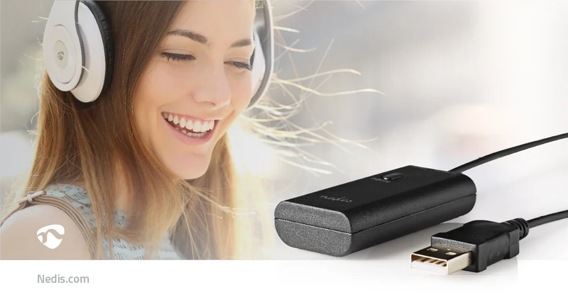 Bluetooth®-Zender Ingangen audio / video / data: 1x 3.5 mm - Maximaal 2 Apparaten - Zwart