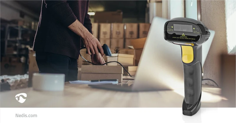 Barcodescanner Laser - Bedraad - 1D Lineair