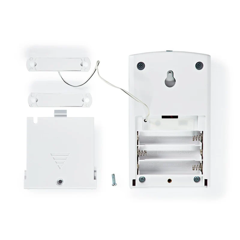 Deur- en raamalarm met sirene Magnetische sensor / Toetsenbord - Batterij Gevoed - 3x AAA/LR03