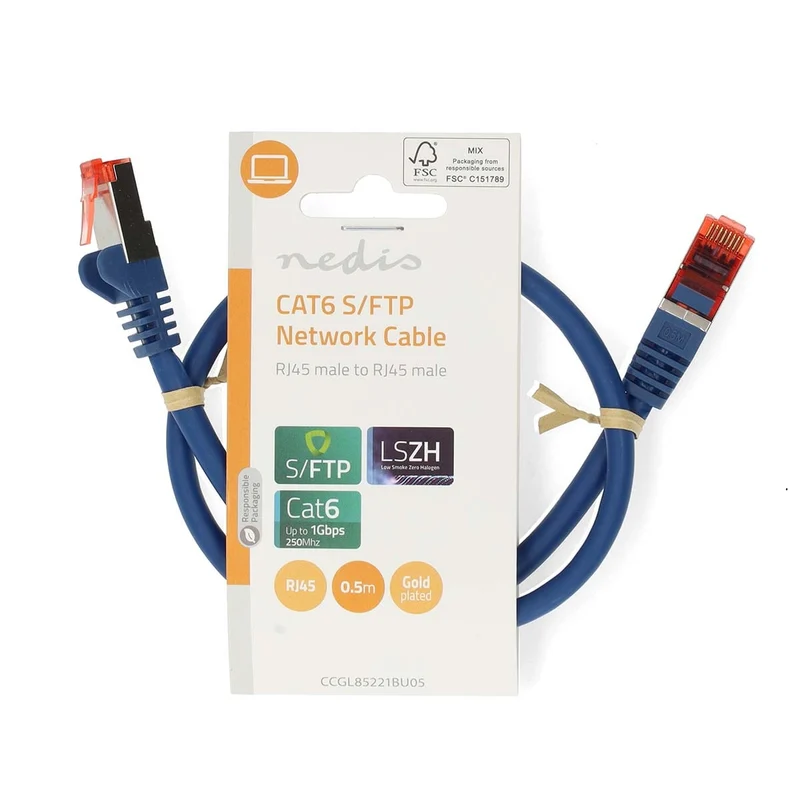 CAT6 Netwerkkabel RJ45 Male - RJ45 Male - S/FTP