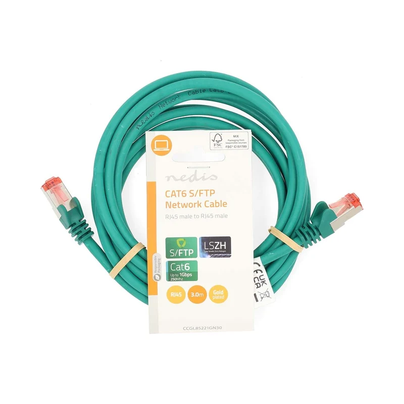 CAT6 Netwerkkabel RJ45 Male - RJ45 Male - S/FTP