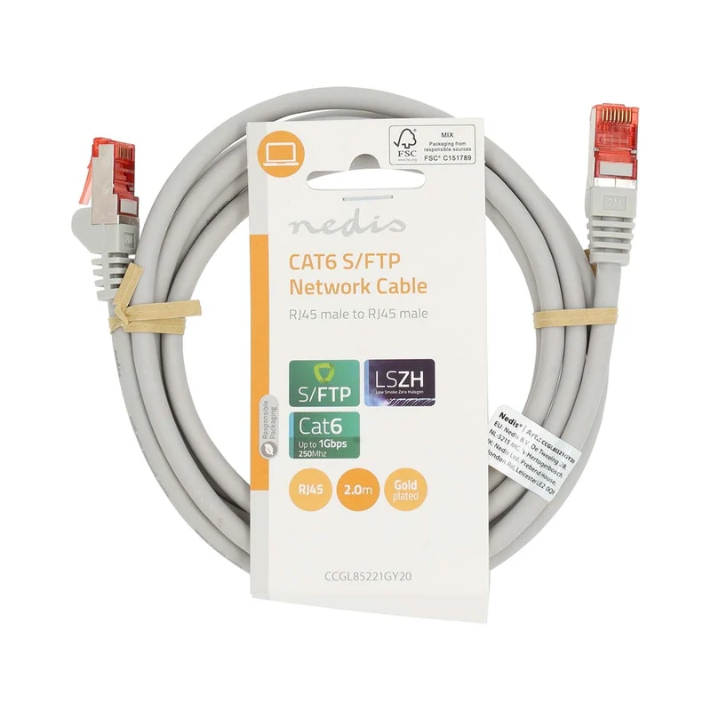 CAT6 Netwerkkabel RJ45 Male - RJ45 Male - S/FTP