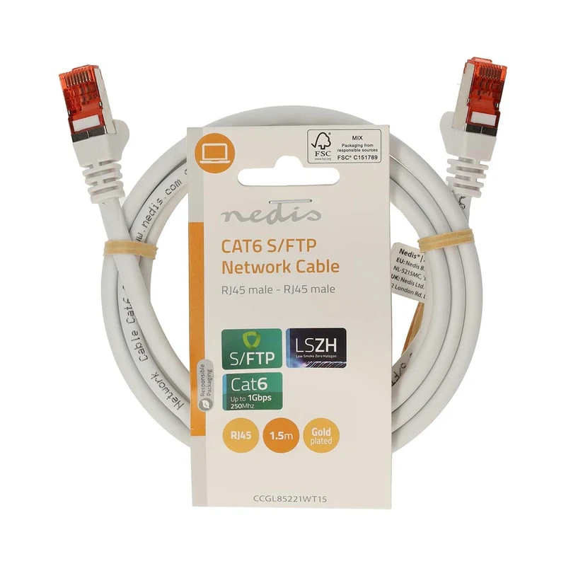 CAT6 Netwerkkabel RJ45 Male - RJ45 Male - S/FTP