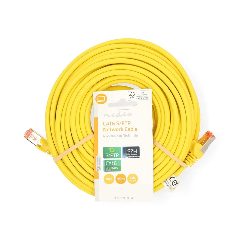 CAT6 Netwerkkabel RJ45 Male - RJ45 Male - S/FTP