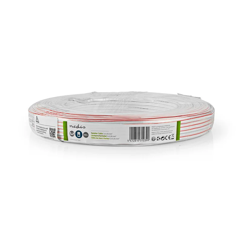 Speaker-Kabel 2 x 0.35 mm² - CCA - 100m