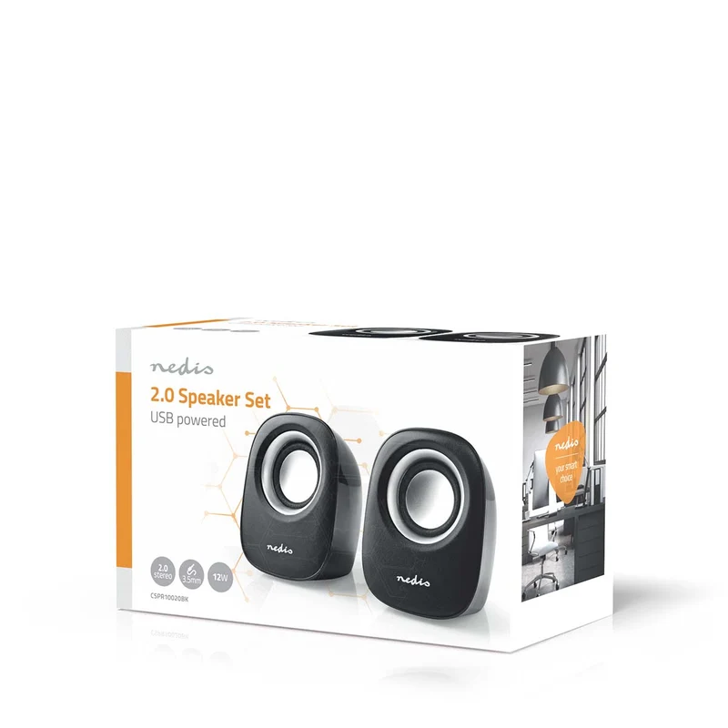 PC-Speaker 2.0 - 12W - 3,5 mm Male