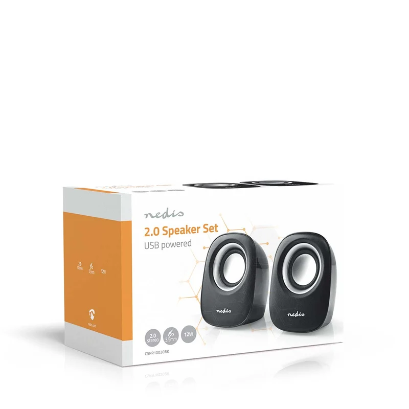 PC-Speaker 2.0 - 12W - 3,5 mm Male