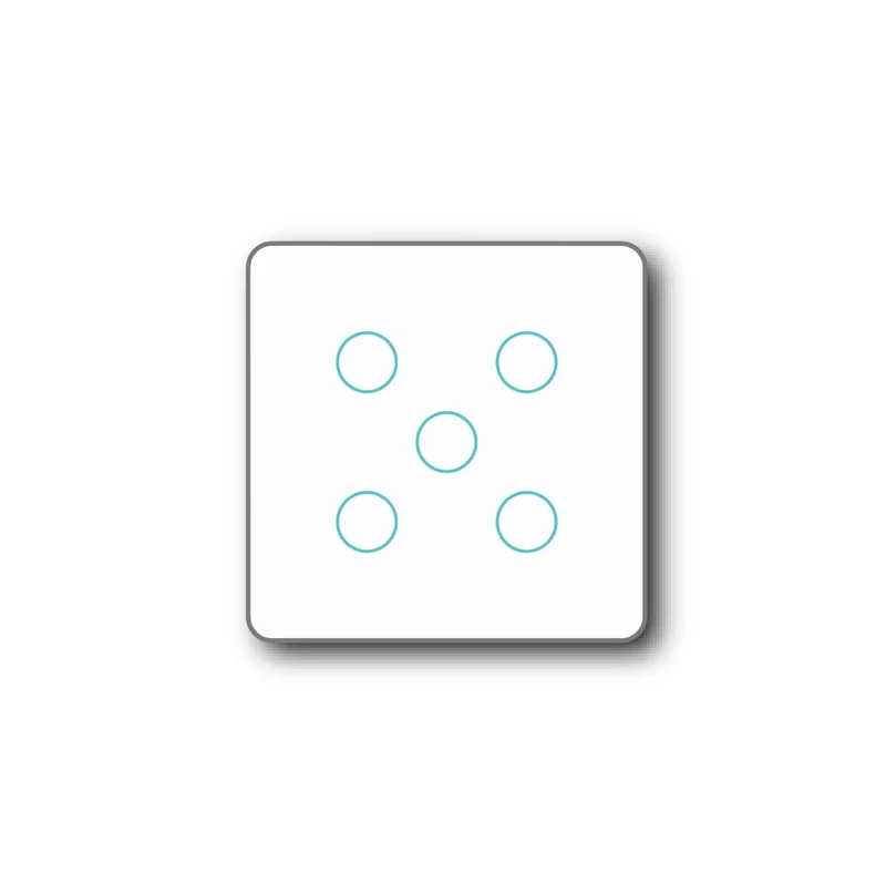 Smartify vPRO Comando de Cenários 5 Botões (15 Cenários) Zigbee Branco - SYPC05ZBBR