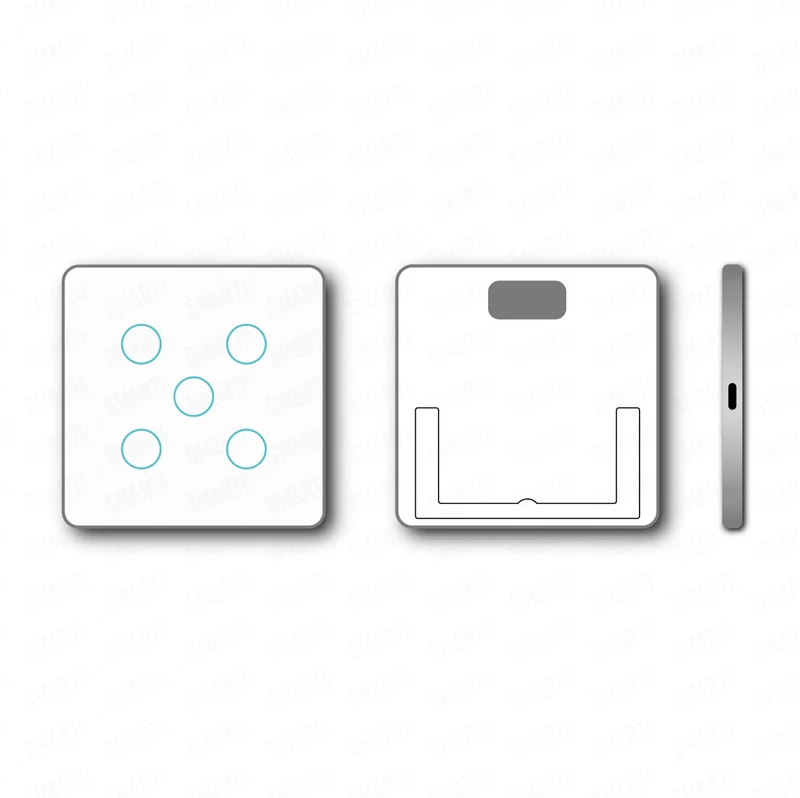 Smartify vPRO Comando de Cenários 5 Botões (15 Cenários) Zigbee Branco - SYPC05ZBBR