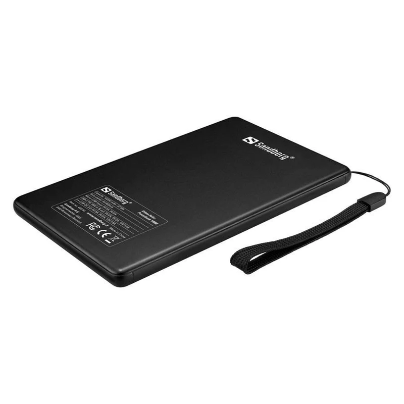 Sandberg Urban Solar 10.000 mAh Powerbank, Sort
