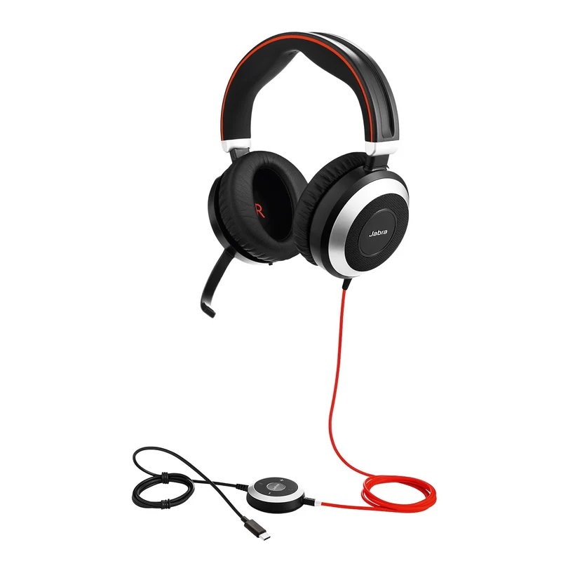 Jabra Evolve 80 UC USB-C Stereo Headset