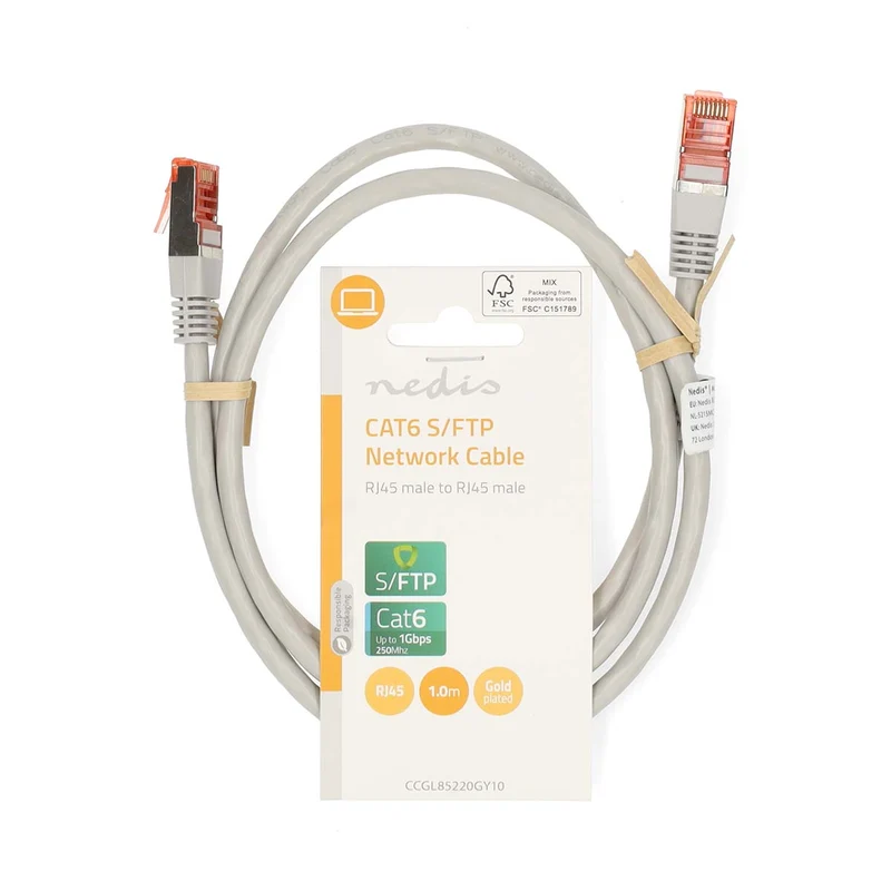 CAT6 Netwerkkabel RJ45 Male - RJ45 Male - SF/UTP