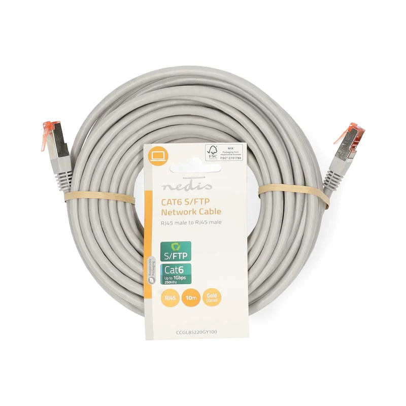 CAT6 Netwerkkabel RJ45 Male - RJ45 Male - SF/UTP