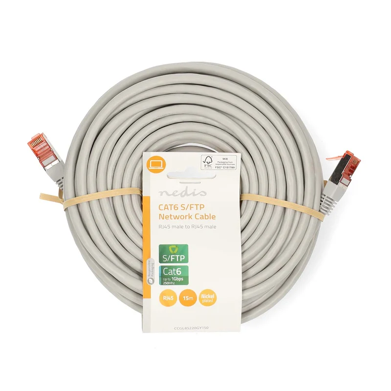 CAT6 Netwerkkabel RJ45 Male - RJ45 Male - SF/UTP
