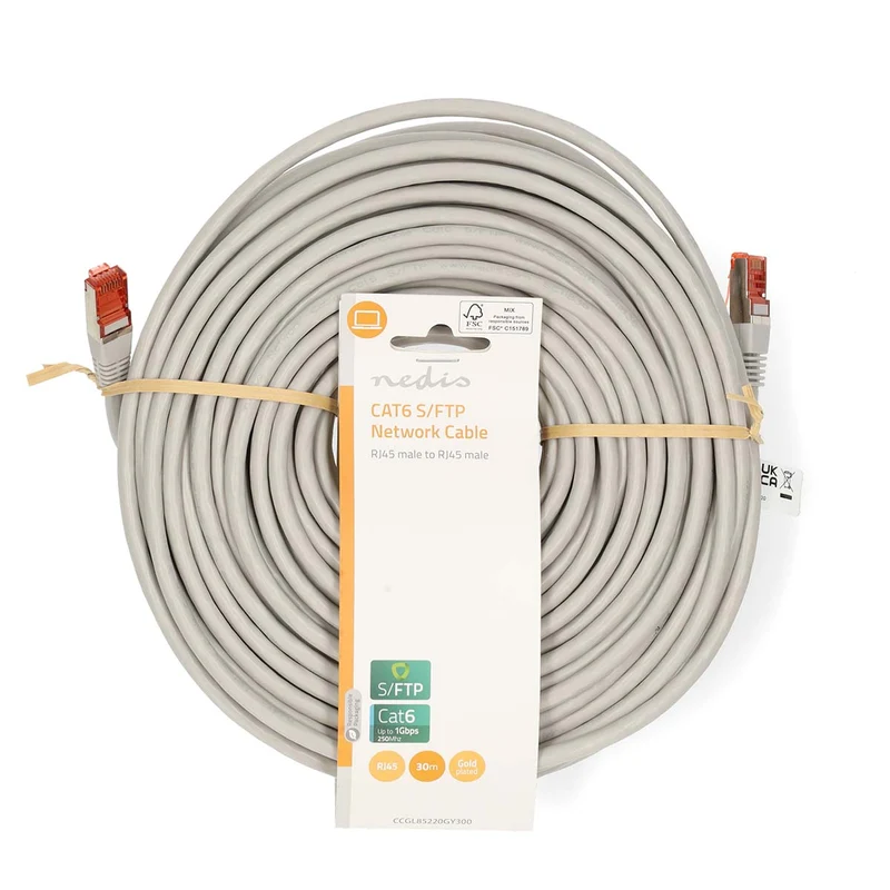 CAT6 Netwerkkabel RJ45 Male - RJ45 Male - SF/UTP