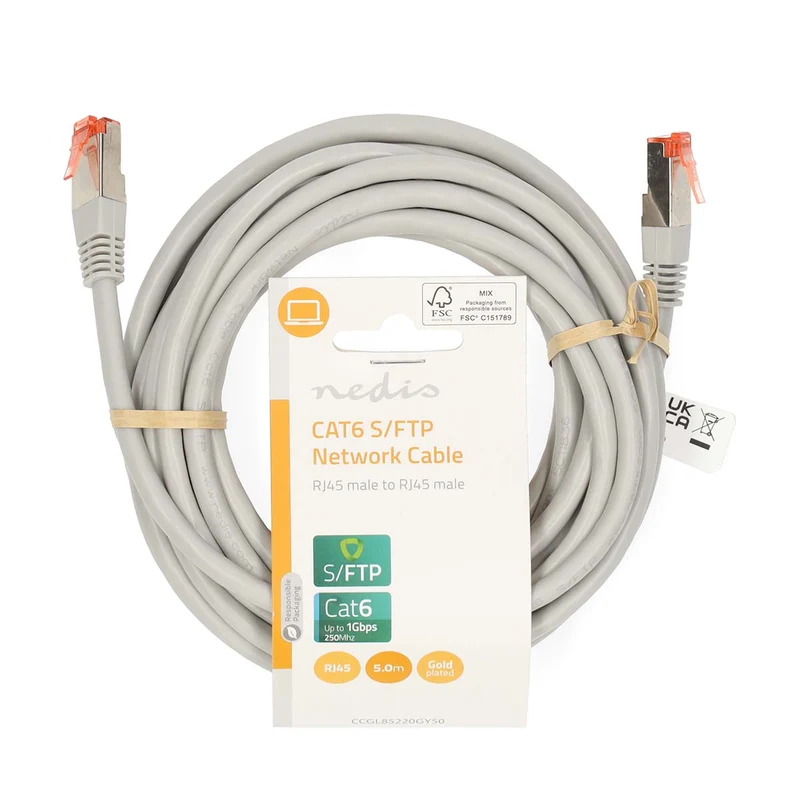 CAT6 Netwerkkabel RJ45 Male - RJ45 Male - SF/UTP