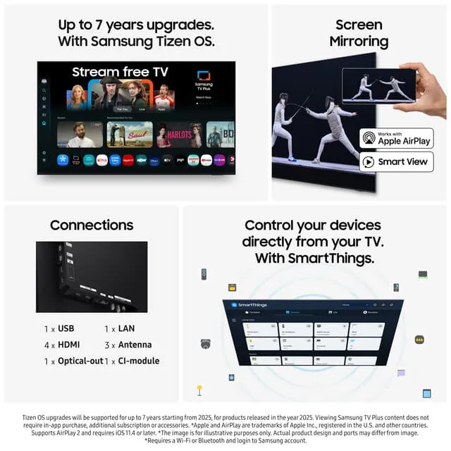 Samsung 55" S90F OLED 4K Smart TV 2025