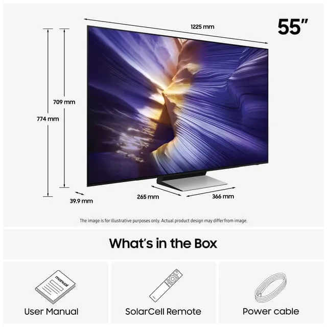 Samsung 55" S90F OLED 4K Smart TV 2025