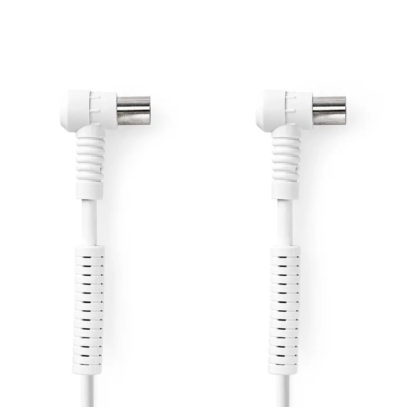 Coaxkabel IEC (Coax) Male - IEC (Coax) Female - Vernikkeld