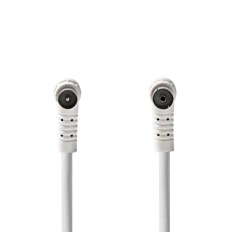 Coaxkabel IEC (Coax) Male - IEC (Coax) Female - Vernikkeld