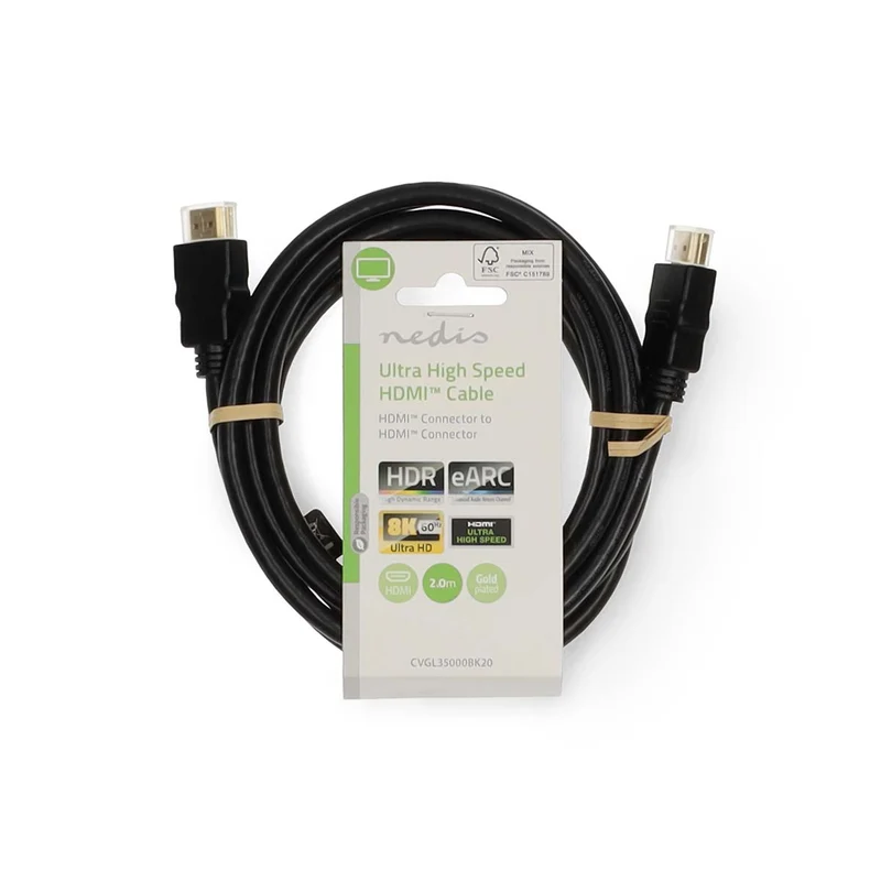 Ultra High Speed HDMI™-Kabel HDMI™ Connector - HDMI™ Connector - 8K@60Hz