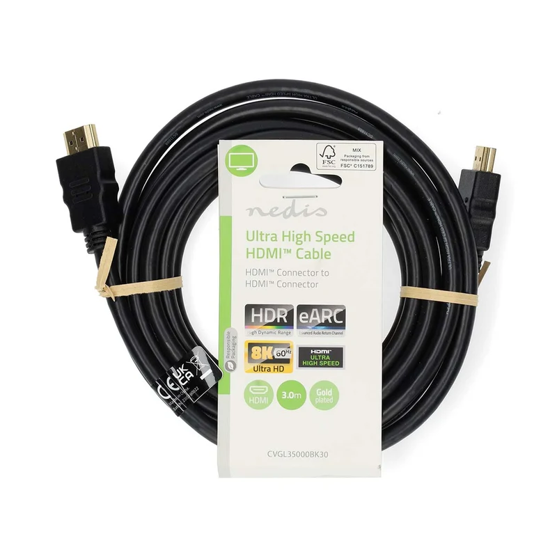 Ultra High Speed HDMI™-Kabel HDMI™ Connector - HDMI™ Connector - 8K@60Hz