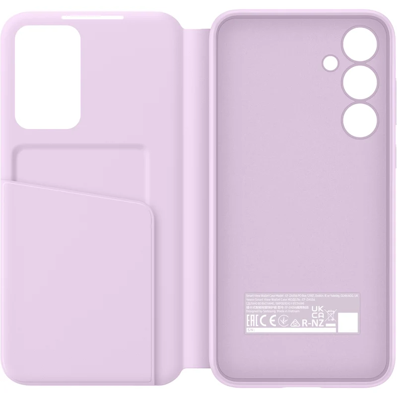 Samsung Galaxy A55 Smart View Wallet Case, Lavender