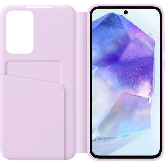 Samsung Galaxy A55 Smart View Wallet Case, Lavender