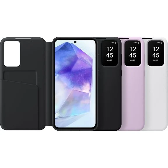 Samsung Galaxy A55 Smart View Wallet Case, Lavender