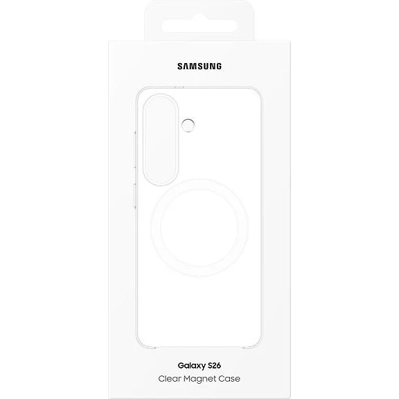 Samsung Galaxy S26 Clear Magnet Qi2 Case